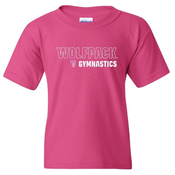 Pink Youth Short Sleeve Tee - Wolfp